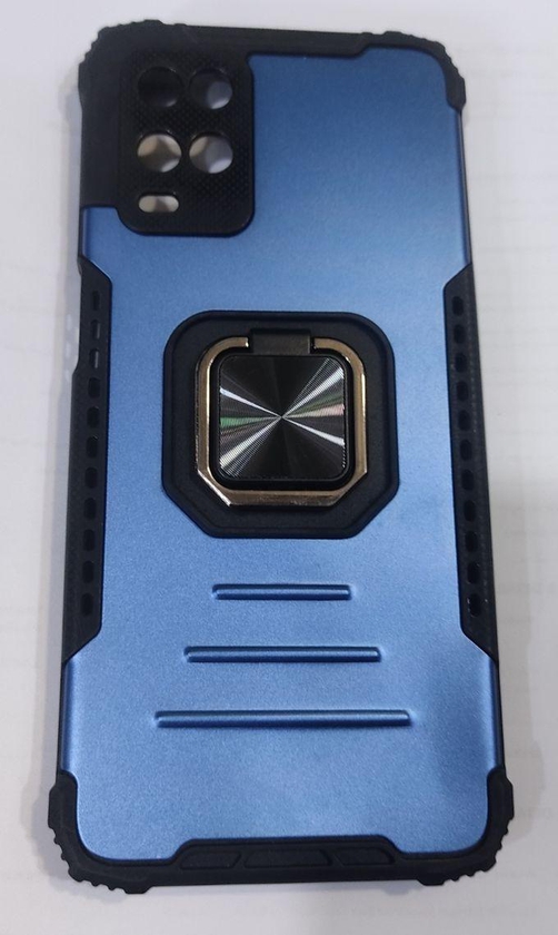 Oppo A54 Premium Shockproof Back Case -Blue