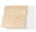 METOD Wall cabinet horizontal w push-open, white/Vedhamn oak, 40x40 cm - IKEA