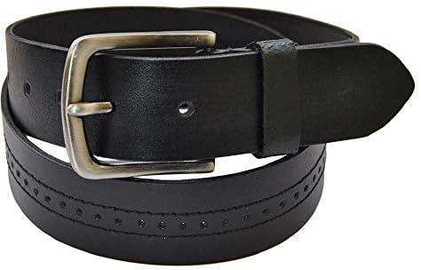 Gearfour Black Leather Belt For Men