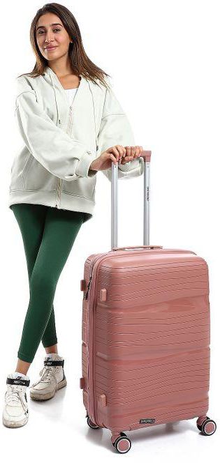 Crossland Cashmere 24 Inch Trolley Luggage,TSA Lock , Expandable Double Zipper