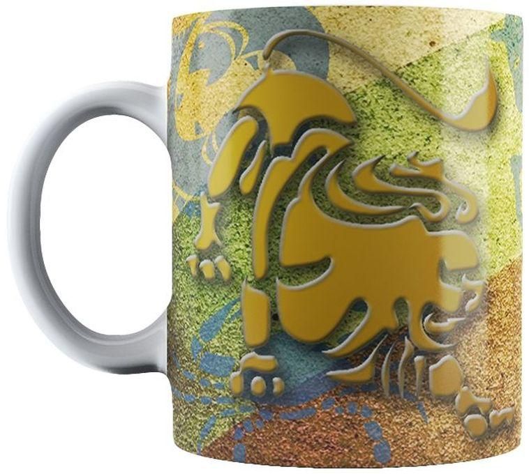 Leo Zodiac Sign Ceramic Mug - Multi Color