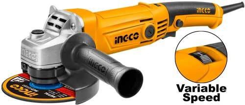 Get Ingco Ag10108-5 Angle Grinder, 1010 Watt, 5 Inch - Black Yellow with best offers | Raneen.com