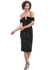 VOG Paris Black Polyester Casual Dress For Women