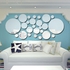 26pcs/set Acrylic Polka Dot Wall Mirror Stickers Room Bedroom Kitchen Bathroom Stick Decal Home Party Decoration Decor Art Mural Stickers DIY Decals Art Decal Room Decoration