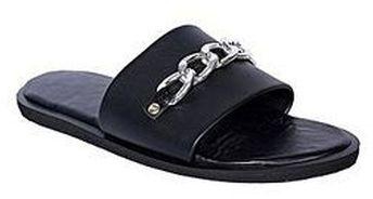 Real Men's Leather Slippers - Black