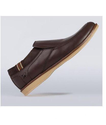 Generic Leather Casual Shoes - Brown