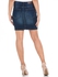 VERO MODA Women's Skirt 10147795-Dark Blue Denim-XS