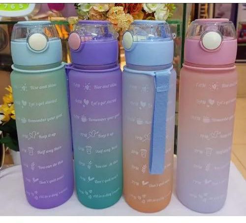Generic 700ml Motivational Water Bottle Suitable for hot and cold drinks, application of water temperature: -10℃ ~ 96℃smooth to the touch, durable, leak-proof and extremely scr