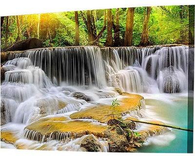 Modern Canvas Tableau - Beautiful Falls Multicolour 70*100cm