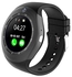 Generic Y1 Smart Watch-M-pesa menu, Camera and Bluetooth Black