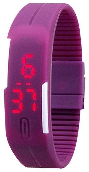 LED Rubber Watch - Purple
