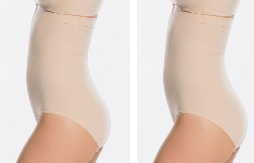Two Pieces High Waist Hip Padded Panties Ladies Shapewear Butt Enhancer