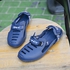 Fashion Jiahsyc Store Summer Men's Fashion Casual Slippers Outdoor Beach Slippers Comfort Sandals- Blue