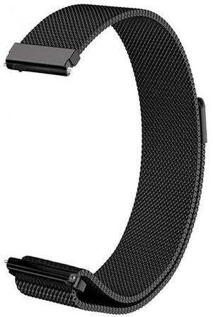 Garmin Vivoactive 3 Premium Strong Magnetic Lock Stainless Steel Smart Watch Band Strap Black