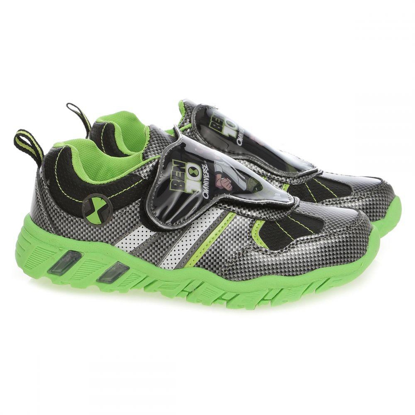 BEN 10 Boy's Vilcro Sneakers - 33 EU, Green