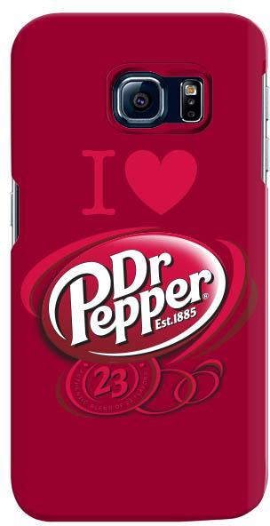 Stylizedd Samsung Galaxy S6 Edge Premium Slim Snap case cover Gloss Finish - I love Dr Pepper