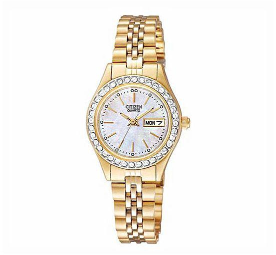 Citizen EQ0536-54D Stainless Steel Watch - Gold
