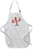 Funny Toasting Lobster Cartoon Printed Apron With Pockets White multicolor 20x30cm