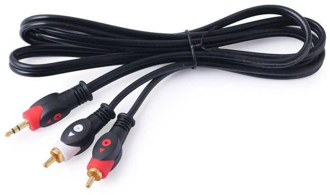 Generic 3.5mm Audio To 2 RCA Cable Stereo Male Radio