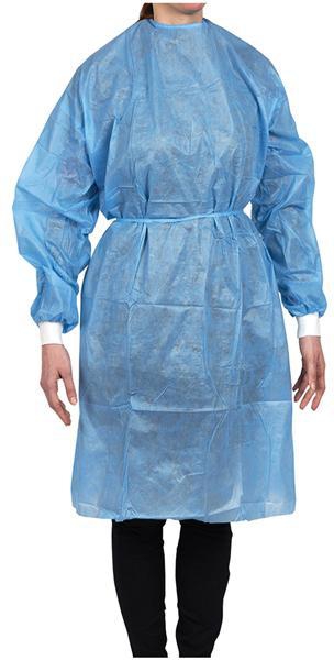 Bybigplus PPE Disposable Non-Woven Isolation Gown for Medical Use