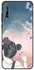Girl Making Victory Sign Protective Case Cover For Huawei Y8P/P Multicolour