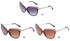 FSGS #2 Fashionable Cat Ear Shape Ladies Sunglasses 48374