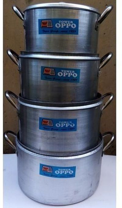 Tower 4 Set Of Cooking Pots Cookware