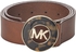 Michael Kors 551618 Leather Belt for Women, Brown