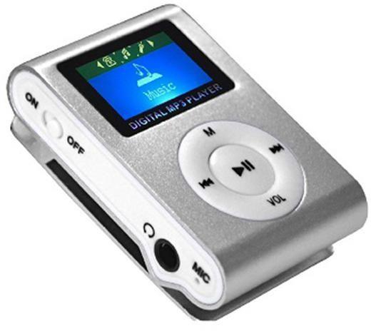 MP3 Mini Mp3 Player with Screen - Silver