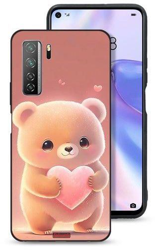 Huawei P40 lite 5G Protective Case Cover Cute Little Panda Holding Heart
