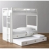 Two Floors Bed, White - YA58