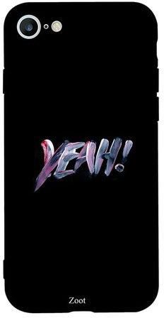 غطاء حماية واقٍ لهاتف أبل آيفون 6 نمط مطبوع بعبارة "Yeah!"