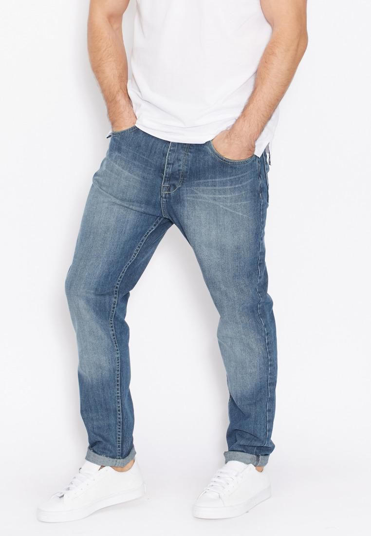 Brave Soul -  Slim Fit Mid Wash Jeans