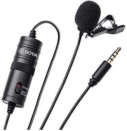 Boya by-m1 omni directional lavalier microphone - black