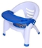 Generic Children's Chair With Attached Table Top -- Blue