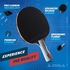 JOOLA Infinity Edge - Tournament Performance Ping Pong Paddle w/Pro Carbon Technology - Black Rubber on Both Sides - Competition Ready - Table Tennis Racket for Advanced Training - Designed for Speed