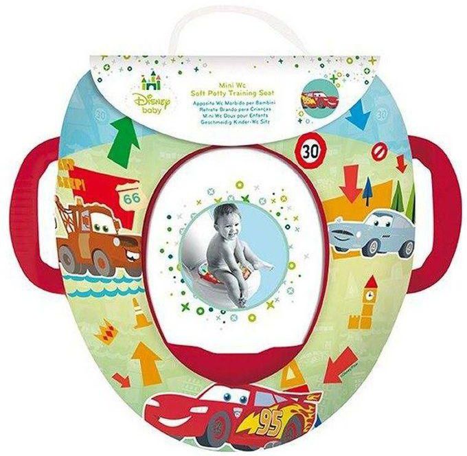 Disney Stor Child Toddler Cars Padded Toilet Training Seat With Handles Tc219