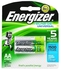 Energizer AA Rechargable Battery Twinpack