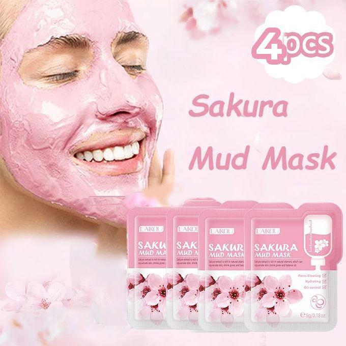 Laikou Pink Facial Mud Mask Whitening Complex X5