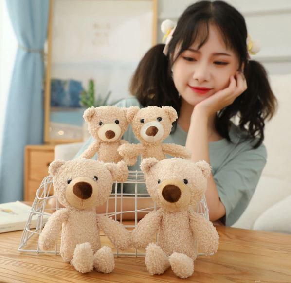 1pc 20cm Teddy Bear Stuffed Plush Toys Cute Key Chain for Boy/Girl