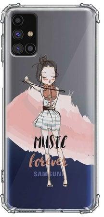 Protective Case Cover for Samsung Galaxy M31s - Music Forever Multicolour