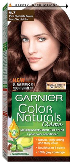 Garnier Color Naturals Hair Dye - Pure Chocolate Brown - Number 6.7