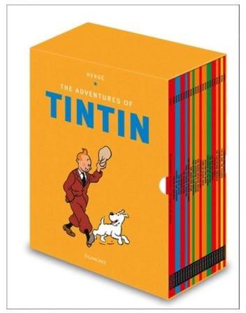 Tintin Paperback Boxed Set 23 Titles Paperback الإنجليزية by Herge - 43501