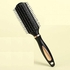 3Pcs Paddle Hair Brush, Detangling Brush and Hair Comb Set for Men and Women, Hair Brush Set - Paddle Brush, Round Blow Drying Hairbrush, Comb & Clips（Black）