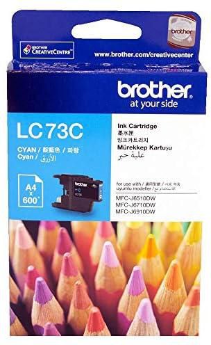 Brother LC73 Ink Cartridge 600-Pages Cyan