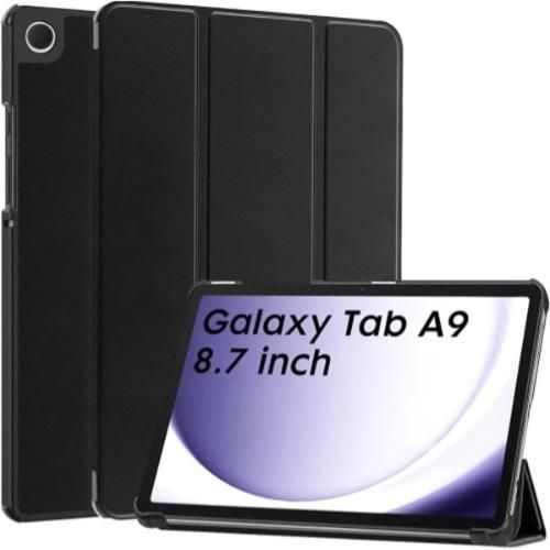 Samsung Galaxy Tab A9 Smart Leather Case 8.7 Inch(sm-x110/x115/x117) Black