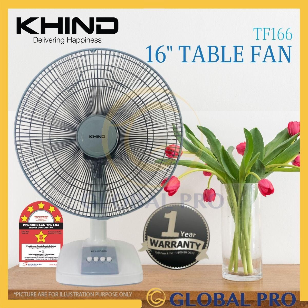 Khind 16 Inch Table Fan Tf166 {New Model}