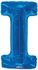 Letter I Royal Blue Shaped Balloon 34inch
