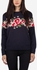 Ravin Floral Chest Pullover - Navy Blue