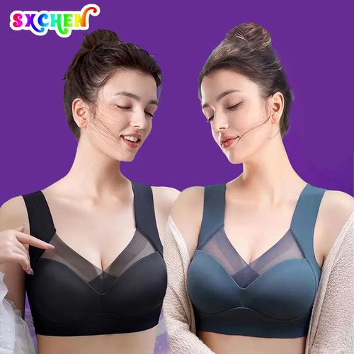 SXCHEN 2 Pack Women's Clothing Lingerie Bras One-piece Fixed Latex Cup  Seamless Ice Silk Underwear Thin Section Beautiful Back Wrapped Chest No  Steel Ring Sports Tube Top Ladies Br price from kilimall